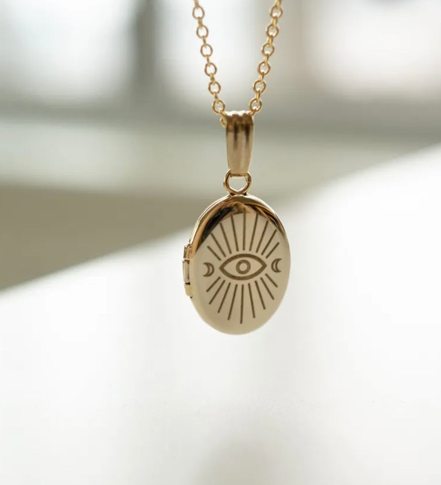 The Heirloom Evil Eye Locket
