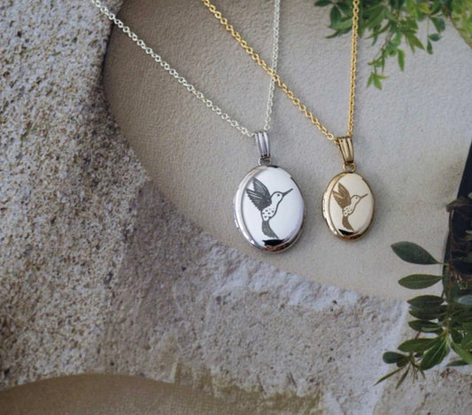 The Heirloom Hummingbird Locket