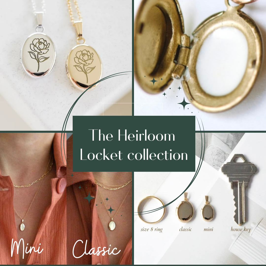 The Heirloom Botanical Moon Locket