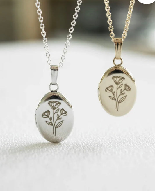 The Heirloom Wildflower Locket