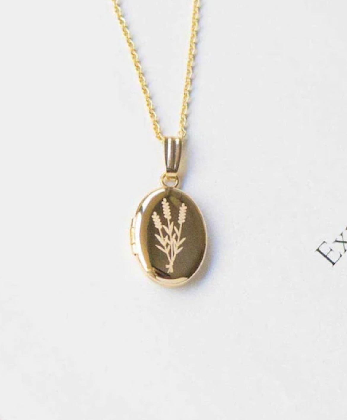 The Heirloom Lavender Locket