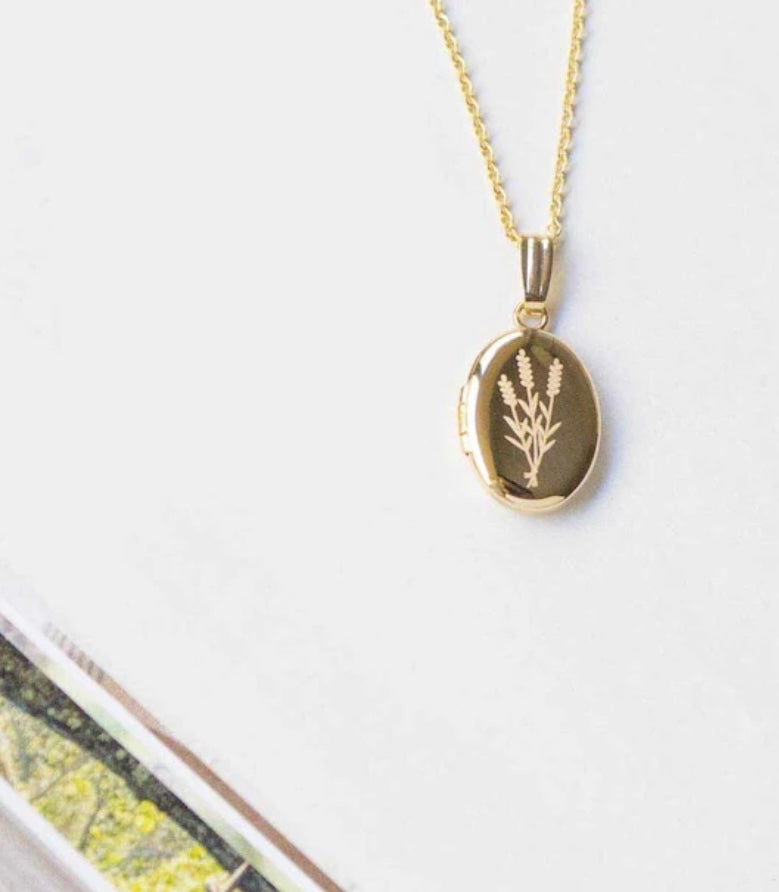 The Heirloom Lavender Locket