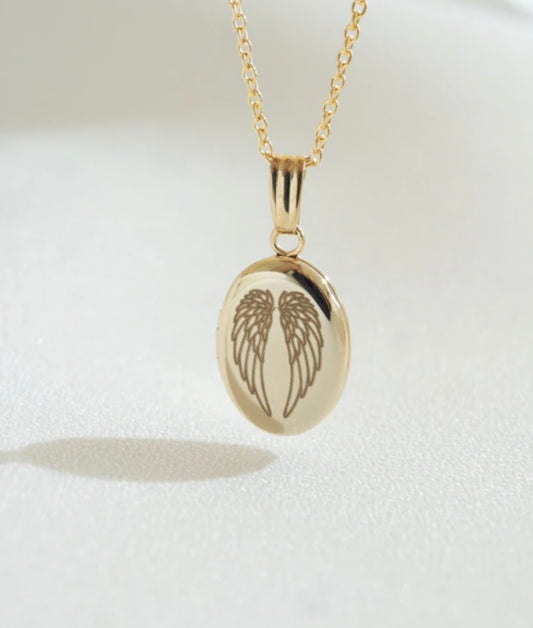 The Heirloom Angel Locket